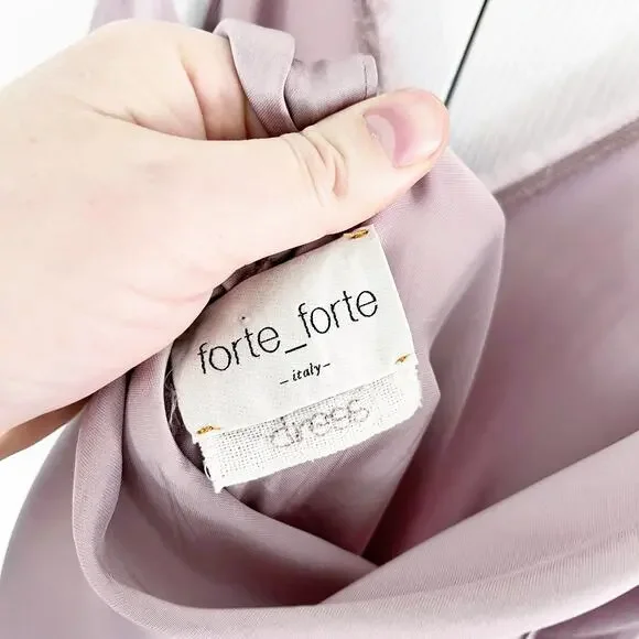Forte Forte Lilac Satin Slip Dress - Picture 8 of 10